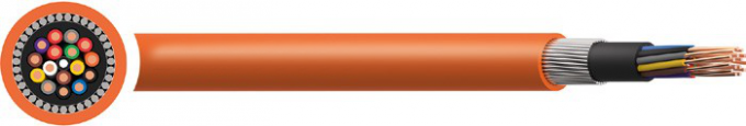SWA acorazada del PVC del cable 1.6m m BS 6346 de la señal de tráfico de la base del cobre 12