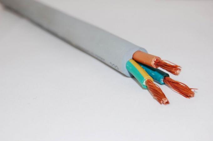 Cable aislado caucho de BS6500 BS7919, cable flexible de goma duro del cable eléctrico