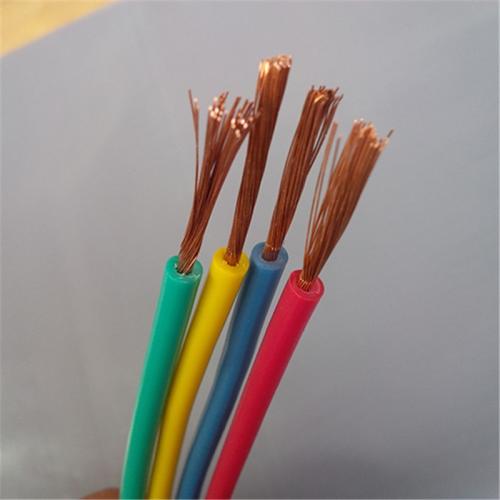 300 / alambre aislado PVC flexible del conductor de cobre del cable eléctrico del PVC de 500V rv