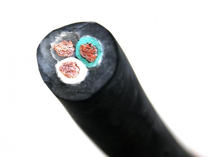 Tipo de goma UL62 conductor de cobre flexible del cordón del cable mencionado portátil de la UL de SOOW
