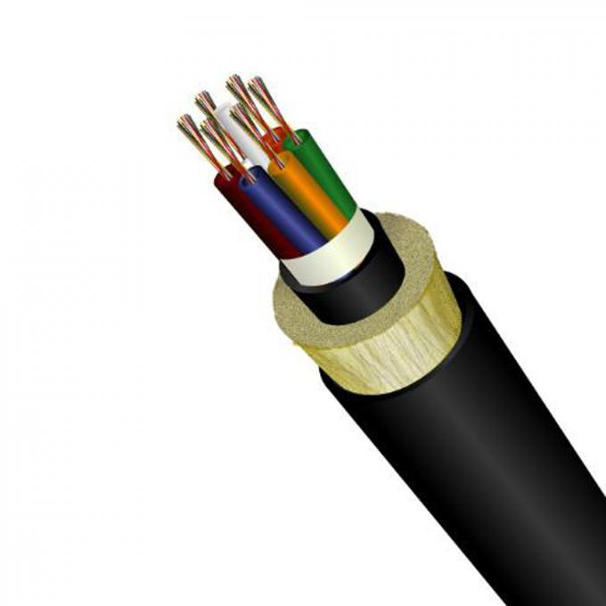 Solo modo de ADSS 48 del cable de fribra óptica al aire libre de la base ADSS o fibras con varios modos de funcionamiento