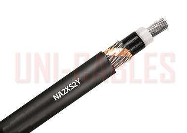 China Cable medio del halógeno de aluminio del conductor NA2XS2Y cero, alambre medio del voltaje de las redes de distribución proveedor