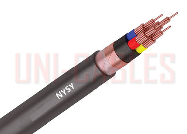 China Pantalla de cobre aislada PVC de la cinta del cable de la tensión de la clase 1 de NYSY baja para la estación sub proveedor
