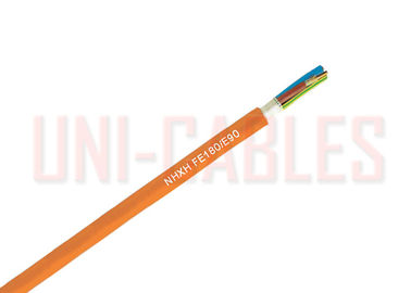 China 180 / El cable de la resistencia de fuego E90, RE halógeno anaranjado de la envoltura 1 x 4 libera el cable proveedor