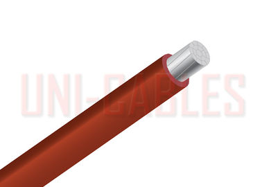 China Tipo rojo aislamiento del conductor 2000V 8030 del cable de la aleación de aluminio del picovoltio XLPE solo proveedor