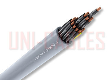 El PVC ennegrece H05VV5 - cable de control flexible del tamaño de F 12G1. 0 a 61G1. Aceite 5 resistente