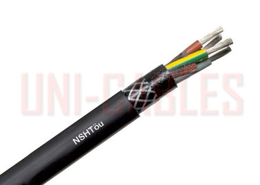 Caucho estañado cable flexible del conductor de cobre de NSHTöu EPM forrado para la grúa de vacilación de los propósitos