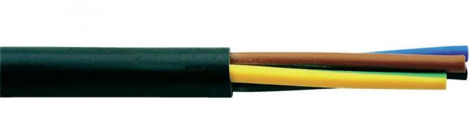 Cable del conductor de cobre de VDE0282 2Core 0.6m m, H05RR - cable flexible de goma de F