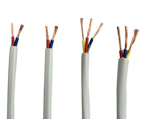 Tipo japonés VVR - clase 2 del cable eléctrico del PVC del GRD con sin tierra verde amarilla