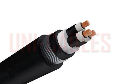 China Conductor de cobre trenzado acorazado Waterblock del cable eléctrico de la base de MDPE 3 semi proveedor